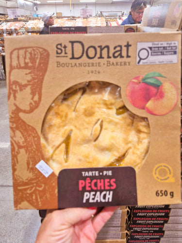 Boulangerie St.Donat Peach Pie - 1 x 650 Grams